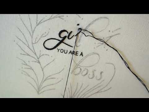 Embroidery Letters – Embroidery for Beginners