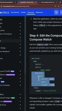 🐳 docker compose watch - Sincronizar, Recarga y Reconstrucción en Caliente - 03 - Parte 1
