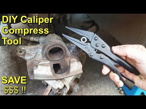 DIY Brake Caliper Piston Compress Tool - Save $$$'s !