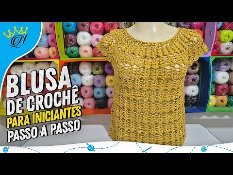 Crochet Blouse for Beginners - Step by Step Prof. Neddy Ghusmam