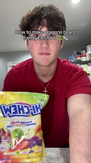 HOW TO MAKE DRAGONS BEARD CANDY EASYYY | dragon's beard candy