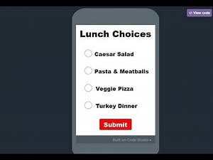 Radio Buttons in App Lab