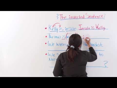 Inverted Sentences In English