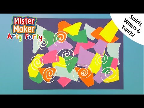Swirls, Whirls & Twirls | Arty Party | Mister Maker