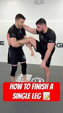 How to finish a single leg takedown | 2 options 📝