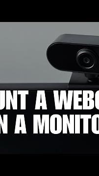 Confused About Webcam Placement? Step-by-Step Guide to Mounting on an LED Monitor