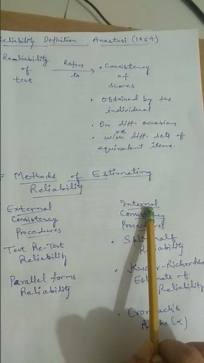 Methods of Reliability Estimate 👍