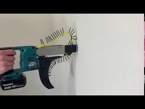 The Makita DFR550Z LXT 18V Cordless Auto-Feed Screwdriver