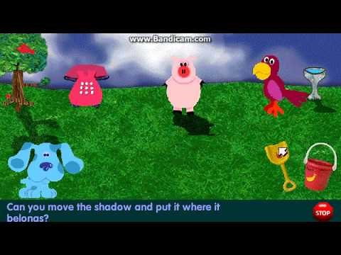 Blue's Clues - Shadow Matching (1999 Shockwave Game)