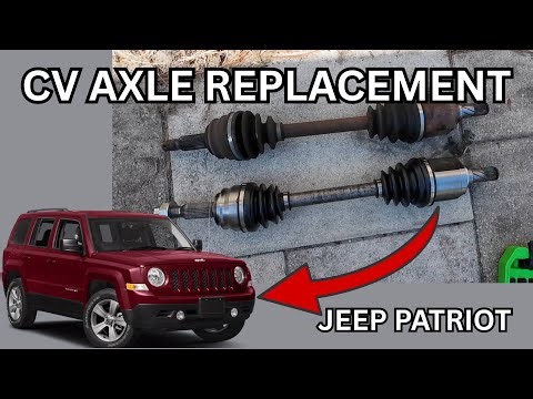 Jeep Patriot / Compass CV Axle Replacement - Clicking Fixed! (Easy DIY Fix | No Shop Needed)