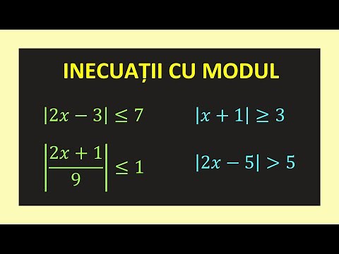 INECUATII CU MODUL GRADUL I IN MULTIMEA NUMERELOR REALE CLASA A 8 A MATEMATICA EXERCITII REZOLVATE