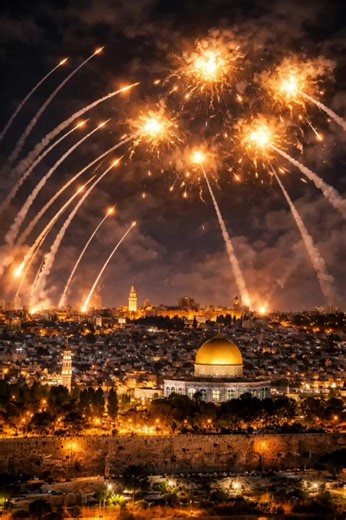 Jerusalem's Night Sky: A Dramatic Display of Iron Dome Defense