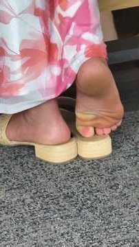 Candid milf soft sole shoeplay