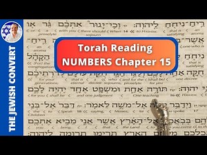 Torah Reading | Numbers Chapter 15 in Hebrew with English Translation