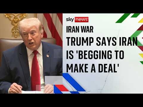 Trump says U.S. is 'absolutely obliterating' Iran - and hits out at NATO again