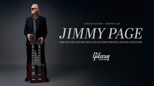 One of the most iconic guitars in history is Jimmy Page’s Gibson EDS-1275 doubleneck. The images of him playing it on stage with Led Zeppelin are indelible to rock ’n’ roll history. Gibson has made doubleneck electric guitars since 1958, but Jimmy defined the model from the moment his EDS-1275 was delivered to him, allowing him to play the acoustic and electric 6-string and 12-string parts of Stairway to Heaven at live performances and later using it for The Song Remains the Same, The Rain Song,