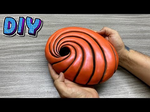 Como Fazer A Máscara do Tobi / Obito de Naruto.