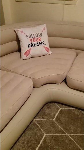 INTEX 68575EP Inflatable Corner Sofa L Shaped – Indoor Use – 2 in 1 V