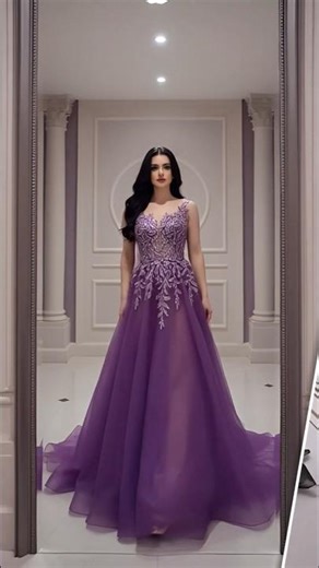 Red to Purple Lace Appliqué Collection 2026 ✨ Off-Shoulder Queens#LaceAppliquéGown#OffShoulderGown