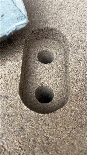 #satisfying #sandmentcrushing #oddlysatisfying #anotherbrickinthewall #kineticsand