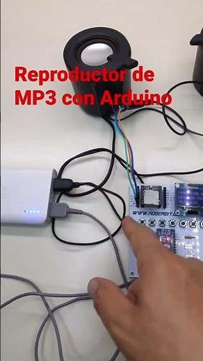 Reproductor de MP3 con arduino y DFplayer mini #shorts