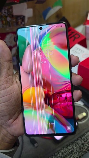 Samsung galaxy A71 4g mobile 8 GB RAM 128gb display line issue RS 3500. ph 8056 161371.
