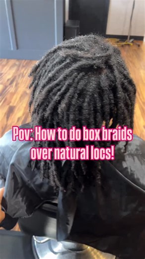 Ms. Dominique on Instagram: "Who said the girl couldn’t have Braids over their locs? Come closer let me show you😝✨ Keep in mind that you need to be a little firm at the start so the braiding hair stays secure, but the tension will ease as soon as you finish braiding. Keep practicing, and you’ll get better over time. I hope this video helps! • #braidsbydominique #chicagobraider #locstylesforwomen #braidsoverlocs #locticians #chicagoloctician #retwist #braids #pureonaturalproducts #fyp #fyp #quic