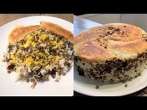 Lentil Rice - Adas Polo Recipe With Tahdig ( Persian Recipe) عدس پلو