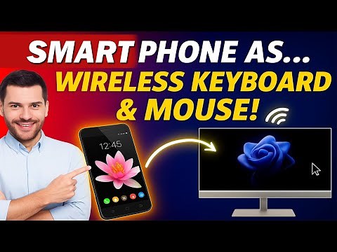 Turn Your Smartphone Into a Wireless Keyboard & Mouse – Easy Setup!