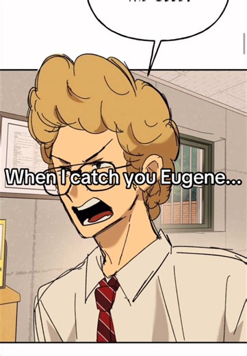 When I catch you Eugene... #Superfish #webtoon #fyp #whenicatchyouricky #funny #viral