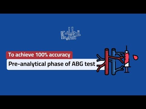 Pre-analytical phase of ABG test for 100% accuracy