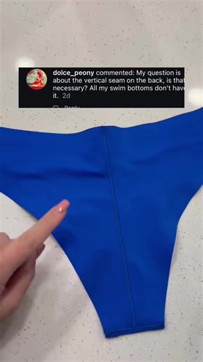 TL;DR: there’s a center back seam on some styles for those who want it, but we also have styles without it!