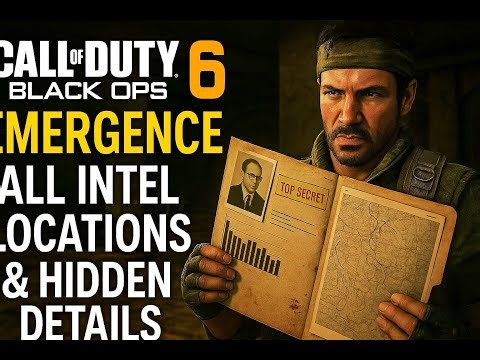 Call of Duty Black Ops 6 -Emergence – All Intel Locations