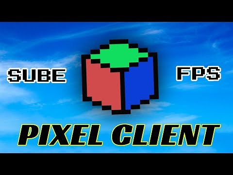 COMO DESCARGAR PIXEL CLIENT NO PREMIUM *TE SUBE FPS* - MINECRAFT - bubulol13