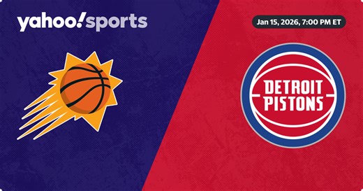 Phoenix Suns 105 - Detroit Pistons 108: Final score, results, recap, box score, stats - Yahoo Sports