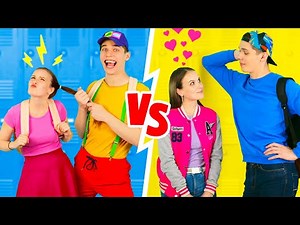 COOLEST HIGH SCHOOL YOU VS CHILD YOU || Back To School! Relationship Teen Moments By 123 GO! BOYS