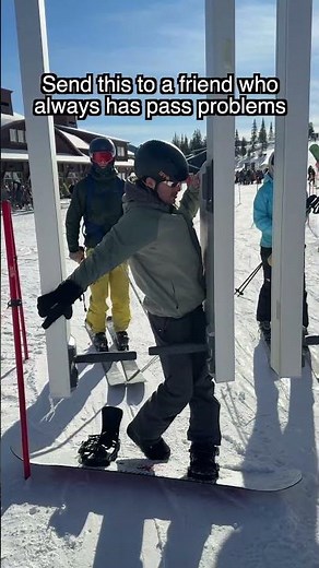 Extreme Situation Challenge: The Ski Pass Gate 😅