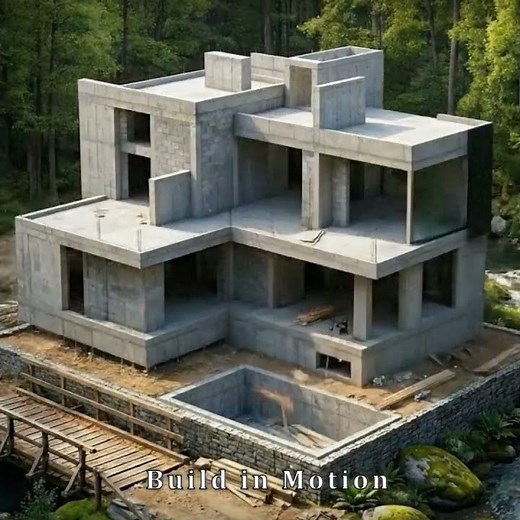 We Built a House in the Forest From Scratch! INSANE Timelapse Build