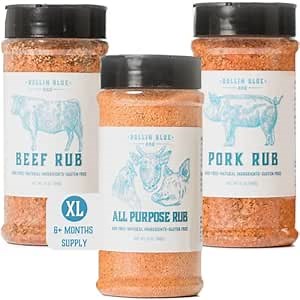 Rollin Blue BBQ Rubs (Pitmaster Pack)