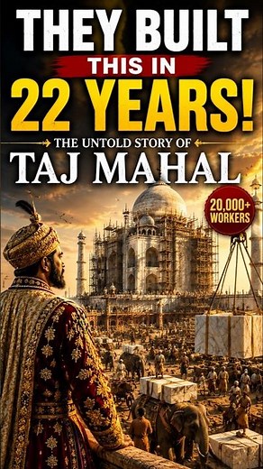 How the Mughals Built the Taj Mahal | 20,000 Workers, 22 Years, One Masterpiece