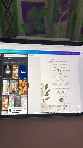 Tutorial para hacer invitaciones digitales de boda en Canva
