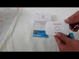 ראוטר סלולרי עם סים דור 4 דגם HUAWEI E5573