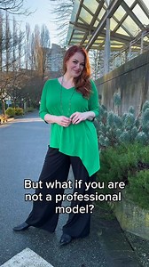 Of course our professional model, Ruby looks great in our designs. But we try to show them on 'regular' women too. As the designer I often choose to be the model so I can show you what they look like on someone that's more of a regular size. I'm Diane the designer and in my case, I'm 5'2" and wearing a size 1X. Ruby is 5'9" and wearing a size XL. Not everybody can be a supermodel. And us 'regular' gals need to be represented too, don't you think? #dianekennedy #madeincanada #plussizefashion Ruby