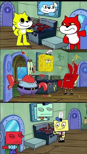Funkin' Mr. Krab’s Fury: Scratch vs Square in Epic FNF Krusty Karoling Showdown! #fnf #fnfmods #s...
