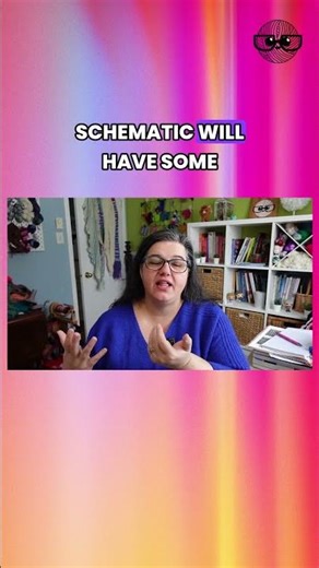 Understanding Knitting Schematics #nerdyknitting #Shorts