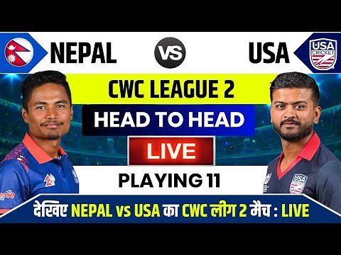 Nepal vs Usa match kab hai | Nepal vs Usa Cwc League 2 match