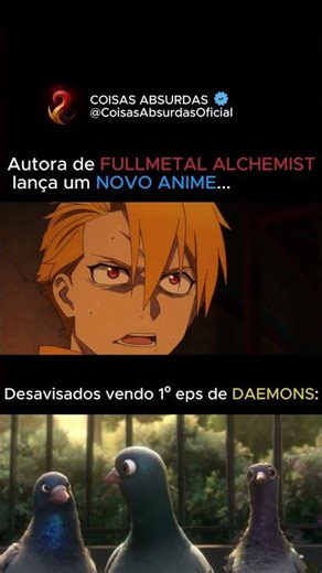 O NOVO ANIME da autora de FULLMETAL ALCHEMIST está com traços IDÊNTICOS ao de costume!! 🤣👀💖