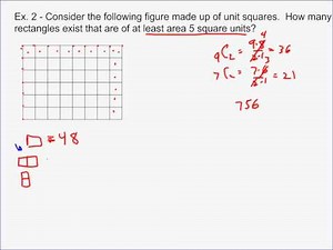 Application of Combinations - How Many Rectangles?
