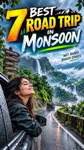 India's Most Beautiful Monsoon Routes Revealed 🌧️✨ #nature #travel #india