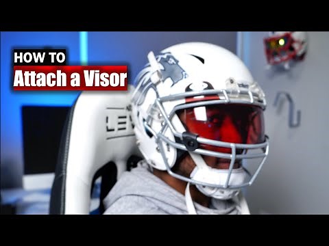 How to Attach a Football Visor